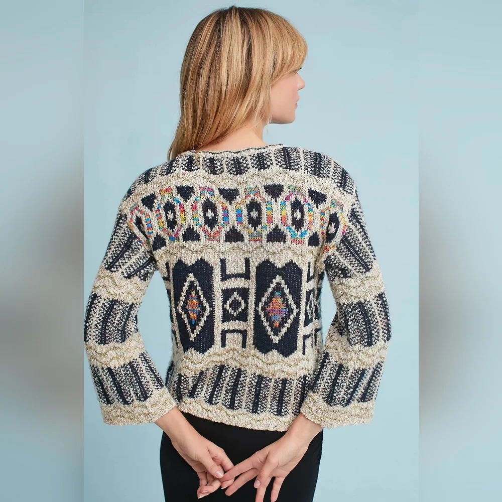 NWT Anthropologie Spectra Cardigan Large - Picture 3 of 12